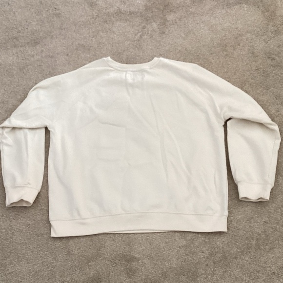 Wallflower White Sweatshirt with Black Trim - Picture 5 of 6